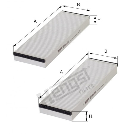 Hengst Cabin Filter, E1944LI-2 E1944LI-2
